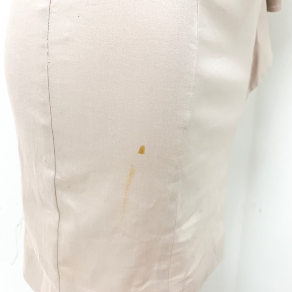 French Connection Dress Sheath Ruffle  Dress beige - Picture 5 of 8